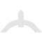 Ekena Millwork Archdale Architectural Grade PVC Gable Bracket, 48"W x 26"H x 2"D x 6"F, 13/12 Pitch GBP048X26X0206ARC00 - alternate 3